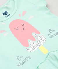 Conjunto-Infantil-de-Blusa-Estampada-de-Sorvete-com-Babado-Manga-Curta-Verde-Claro---Bermuda-Estampada-Floral-em-Algodao---Sustentavel-Azul-Marinho-9235609-Azul_Marinho_4