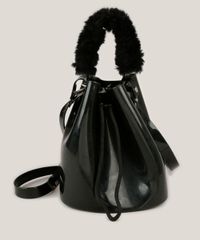 Bolsa-Feminina-Wish-Bag-Zaxy-com-Pelo--Preta-9155141-Preto_4
