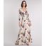Vestido-Longo-Feminino-Estampado-de-Folhagem-Manga-Longa-Bege-9224551-Bege_1