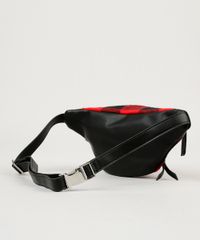 Pochete-Feminina-Estampada-Xadrez-com-Bolso-Vermelha-9104490-Vermelho_3