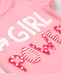 Body-Infantil--Girl-Power--Manga-Curta-com-Decote-Redondo-em-Algodao---Sustentavel-Rosa-8930723-Rosa_4