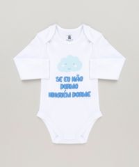 Body-Infantil--Se-Eu-Nao-Durmo-Ninguem-Dorme--Manga-Longa-com-Decote-Redondo-em-Algodao---Sustentavel-Branco-8929863-Branco_1