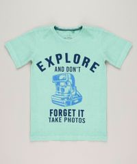 Camiseta-Infantil-Camera-Manga-Curta-Gola-Careca-em-Algodao---Sustentavel-Verde-Claro-9242463-Verde_Claro_1