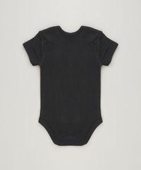 Body-Infantil--Super-Bonitao-Igual-Ao-Papai--Manga-Curta-com-Decote-Redondo-em-Algodao---Sustentavel-Preto-8929835-Preto_2
