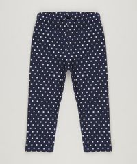 Calca-Legging-Infantil-Estampada-de-Poas-em-Algodao---Sustentavel-Azul-Marinho-9236844-Azul_Marinho_2