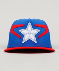 Bone-Infantil-Capitao-America-Aba-Reta-Azul-Royal-9240077-Azul_Royal_1