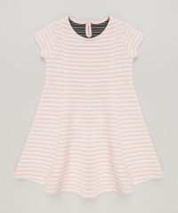 Vestido-Infantil-Listrado-Evase-em-Jacquard-Manga-Curta-Decote-Redondo-Rosa-9140687-Rosa_1