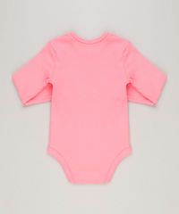 Body-Infantil--Girl-Power--Manga-Longa-com-Decote-Redondo-em-Algodao---Sustentavel-Rosa-8930751-Rosa_2