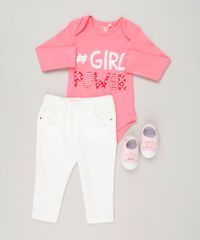 Body-Infantil--Girl-Power--Manga-Longa-com-Decote-Redondo-em-Algodao---Sustentavel-Rosa-8930751-Rosa_3