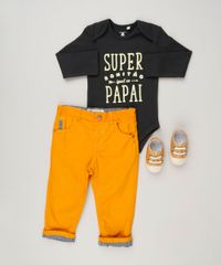 Body-Infantil--Super-Bonitao-Igual-Ao-Papai--Manga-Longa-com-Decote-Redondo-em-Algodao---Sustentavel-Preto-8929856-Preto_3