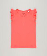 Regata-Infantil-Basica-com-Babados-em-Algodao---Sustentavel--Coral-9241917-Coral_1
