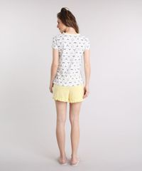 Pijama-Feminino-Estampado-de-Bichos-Manga-Curta-Off-White-9218822-Off_White_2