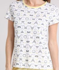 Pijama-Feminino-Estampado-de-Bichos-Manga-Curta-Off-White-9218822-Off_White_3