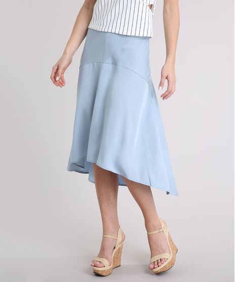 Saia-Feminina-Midi-Mullet-Evase-Azul-Claro-9087004-Azul_Claro_1