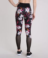 Calca-Legging-Feminina-Esportiva-Ace-Estampada-Floral-com-Tela-Preta-9230779-Preto_2