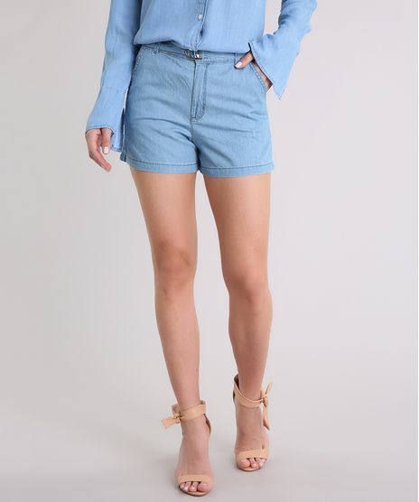 Short-Jeans-Feminino-com-Cinto-Azul-Claro-9209335-Azul_Claro_1