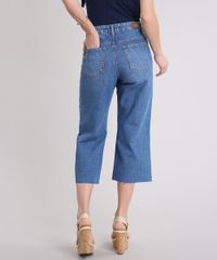 Calca-Jeans-Pantacourt-Feminina-com-Barra-Desfiada-Azul-Escuro-9217839-Azul_Escuro_2