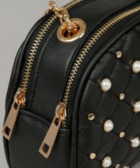 Bolsa-Feminina-Transversal-com-Perolas-e-Tachas-Preta-9050108-Preto_4