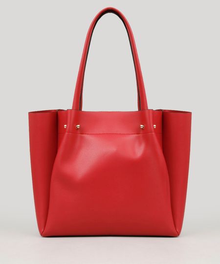 Bolsa-Feminina-Shopper-com-Piercings-Vermelha-9108100-Vermelho_1 Bolsa-Feminina-Shopper-com-Piercings-Vermelha-9108100-Vermelho_1
