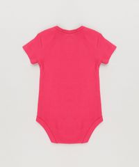 Body-Infantil--Legal-Como-a-Minha-Dinda--Manga-Curta-com-Decote-Redondo-em-Algodao---Sustentavel-Rosa-Escuro-8930716-Rosa_Escuro_2