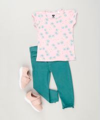 Blusa-Infantil-Estampada-de-Coqueiros-Manga-Curta-Decote-Redondo-em-Algodao---Sustentavel-Rosa-9220803-Rosa_3
