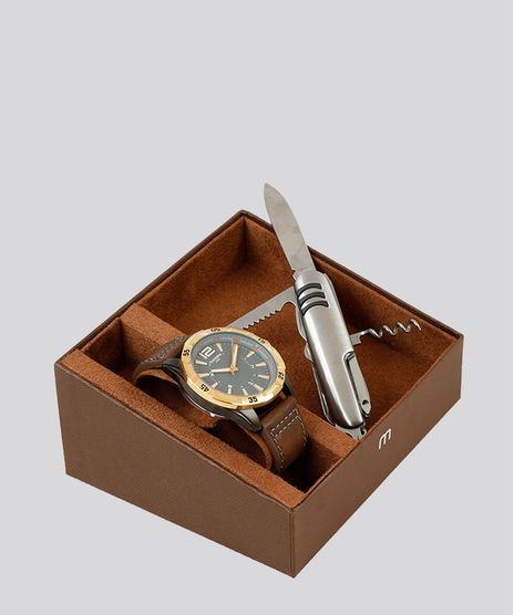Kit-de-Relogio-Analogico-Mondaine-Masculino---Canivete---53633GPMVJH1K-Dourado-9252037-Dourado_1
