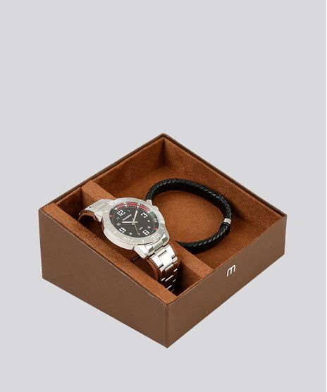Kit-de-Relogio-Analogico-Mondaine-Masculino---Pulseira---99350G0MVNE3K-Prateado-9252058-Prateado_1