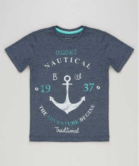 Camiseta-Infantil-Estampa-de-Ancora-Manga-Curta-Gola-Careca-Azul-Marinho-9235254-Azul_Marinho_1