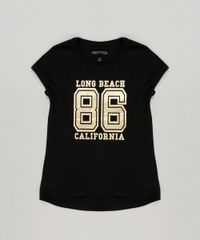 Blusa-Infantil--86--Manga-Curta-Decote-Redondo-em-Algodao---Sustentavel-Preta-9220297-Preto_1