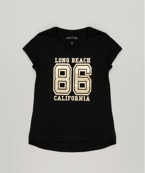 Blusa-Infantil--86--Manga-Curta-Decote-Redondo-em-Algodao---Sustentavel-Preta-9220297-Preto_1
