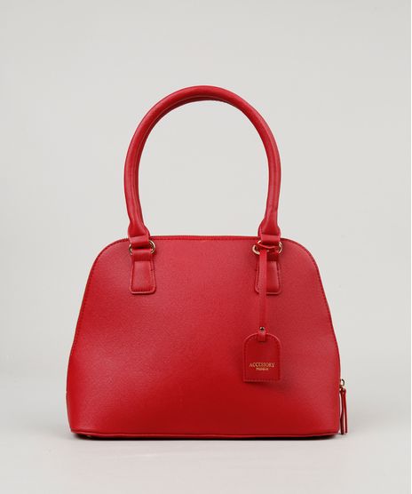 Bolsa-Feminina-Shoulder-Texturizada-Vermelha-8202744-Vermelho_1