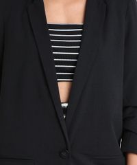 Blazer-Feminino-Longo-Boyfriend-com-Franzido-na-Manga-Preto-9089552-Preto_4