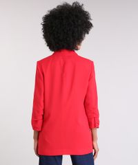 Blazer-Feminino-Longo-Boyfriend-com-Franzido-na-Manga-Vermelho-9089552-Vermelho_2