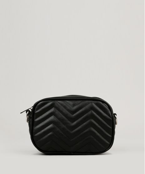 Bolsa-Feminina-Transversal-com-Corrente-Preta-9197255-Preto_1