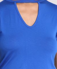 Blusa-Feminina-Choker-Basica-Manga-Curta-Decote-Redondo-Azul-Royal-8625969-Azul_Royal_4