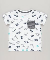 Camiseta-Infantil-Estampada-com-Bolso-Manga-Curta-Gola-Careca-em-Algodao---Sustentavel-Off-White-8682544-Off_White_1