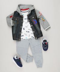 Camiseta-Infantil-Estampada-com-Bolso-Manga-Curta-Gola-Careca-em-Algodao---Sustentavel-Off-White-8682544-Off_White_3