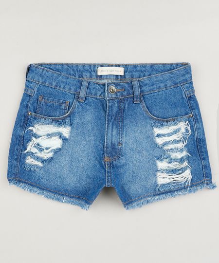 Short-Jeans-Infantil-Destroyed-Barra-Desfiada-Azul-Medio-8555581-Azul_Medio_1