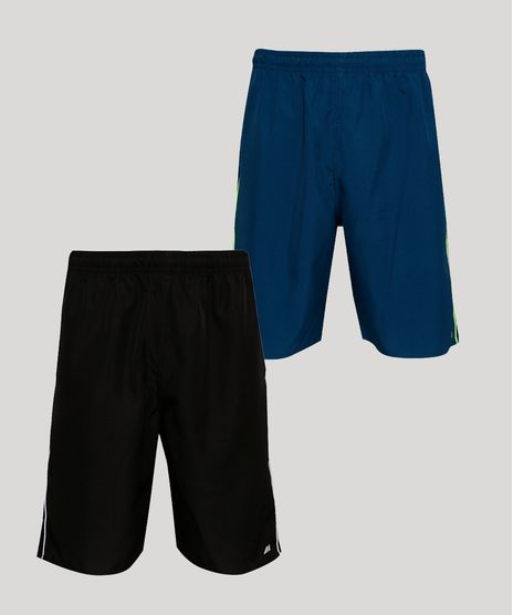Kit Bermudas Esportivas Masculinas Vivo Lateral