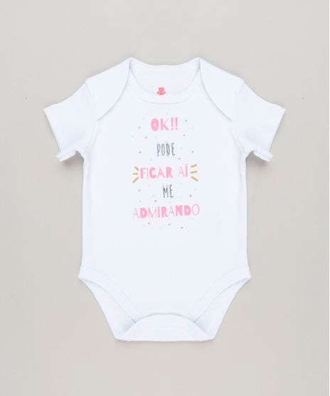 Body-Infantil--Ok---Pode-Ficar-Ai-Me-Admirando--Manga-Curta-Decote-Redondo-Branco-9229362-Branco_1