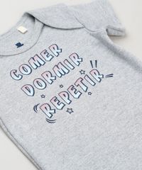 Body-Infantil--Comer-Dormir-Repetir--Manga-Curta-Decote-Redondo-Cinza-Mescla-9229348-Cinza_Mescla_4