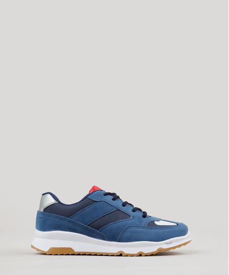 Tenis-Infantil-Running-com-Recortes-Azul-Marinho-9239661-Azul_Marinho_1