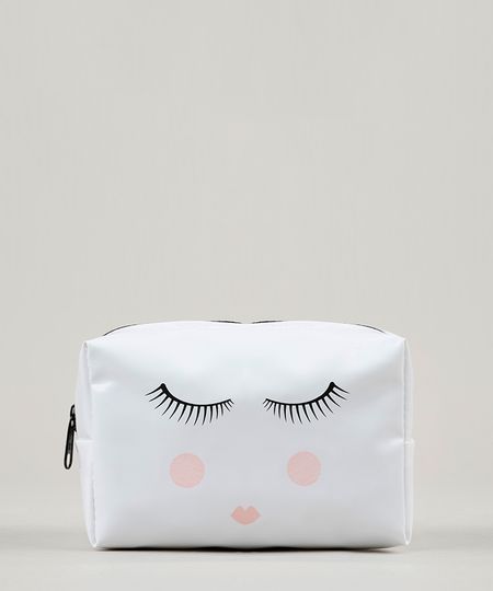 Necessaire-Feminina-com-Estampa-Branca-9238330-Branco_1