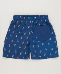 Bermuda-Infantil--Estampada-de-Abacaxi-com-Cordao-Azul-Marinho-9236698-Azul_Marinho_2