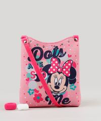 Bolsa-Estampada-Minnie-com-Strass---Elastico-de-Cabelo-Rosa-9126692-Rosa_1