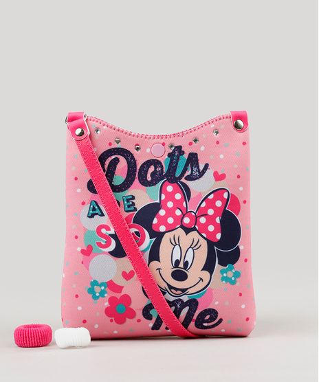 Bolsa-Estampada-Minnie-com-Strass---Elastico-de-Cabelo-Rosa-9126692-Rosa_1