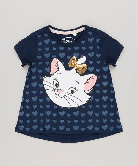 Blusa-Infantil-Marie-com-Paete-Manga-Curta-Decote-Redondo-em-Algodao---Sustentavel-Azul-Marinho-9222887-Azul_Marinho_1