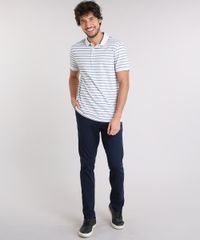 Polo-Masculina-Listrada-Manga-Curta-em-Algodao---Sustentavel-Cinza-Mescla-Claro-9209745-Cinza_Mescla_Claro_3