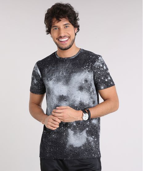Camiseta-Masculina-Slim-Fit-Estampada-Galaxia-Manga-Curta-Gola-Careca-Preta-9115992-Preto_1
