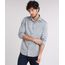 Camisa-Masculina-Slim-com-Bolso-Manga-Longa-Cinza-Mescla-9258425-Cinza_Mescla_1